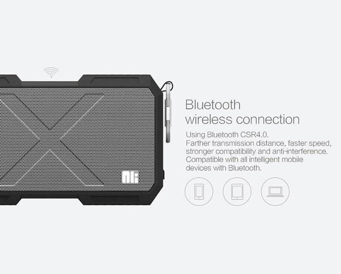 Портативная Bluetooth колонка Nillkin X-Man Черная - Изображение 10613