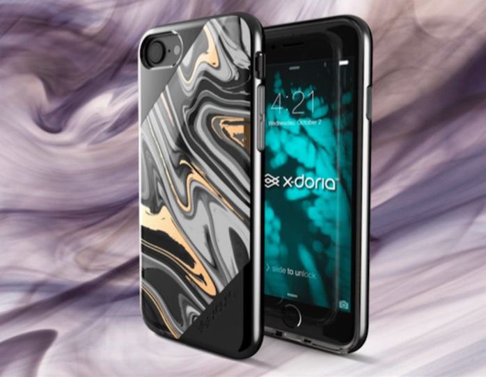 Чехол накладка X-Doria Revel Lux для iPhone 8 Черный