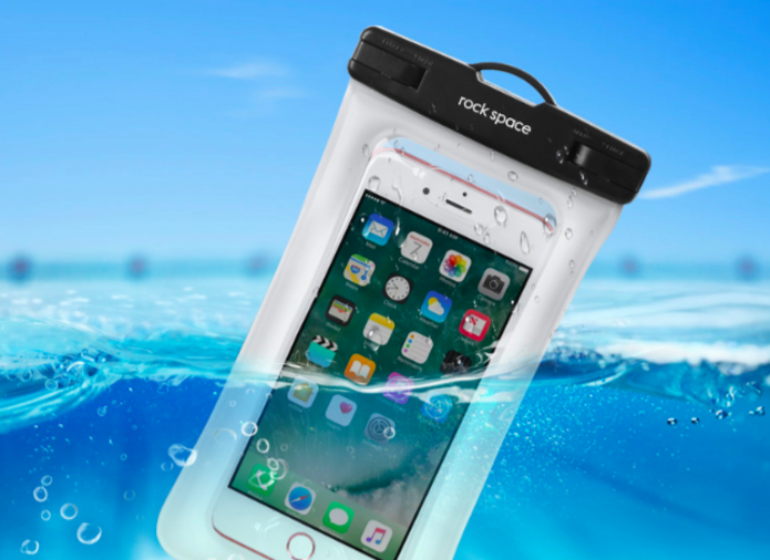 Водонепроницаемый чехол Rock Waterproof Phone Case Fluorescent Черный