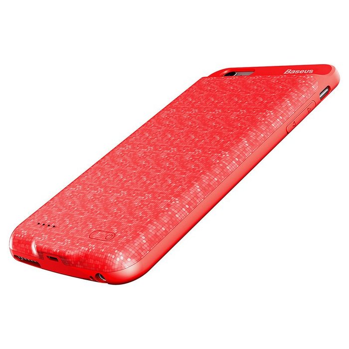 Чехол-аккумулятор Baseus Power Bank Case 2500mAh для iPhone 8 Красный - Изображение 97532