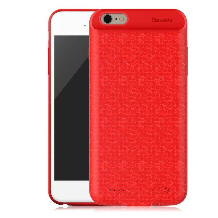 Чехол-аккумулятор Baseus Power Bank Case 2500mAh для iPhone 7 Красный - Изображение 97565