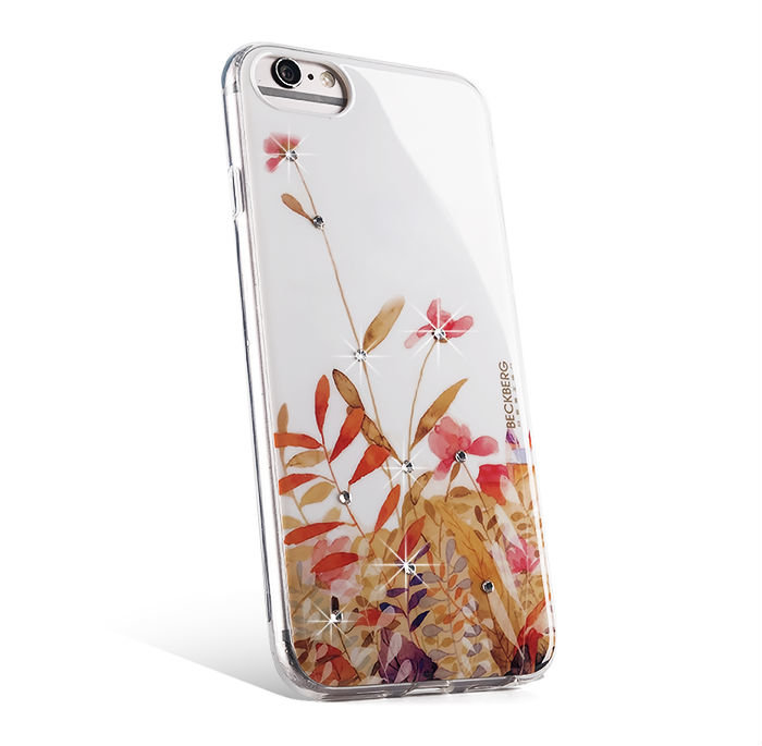 Силиконовый чехол накладка Beckberg Flower Part 1 для iPhone 7 Белый - Изображение 97823