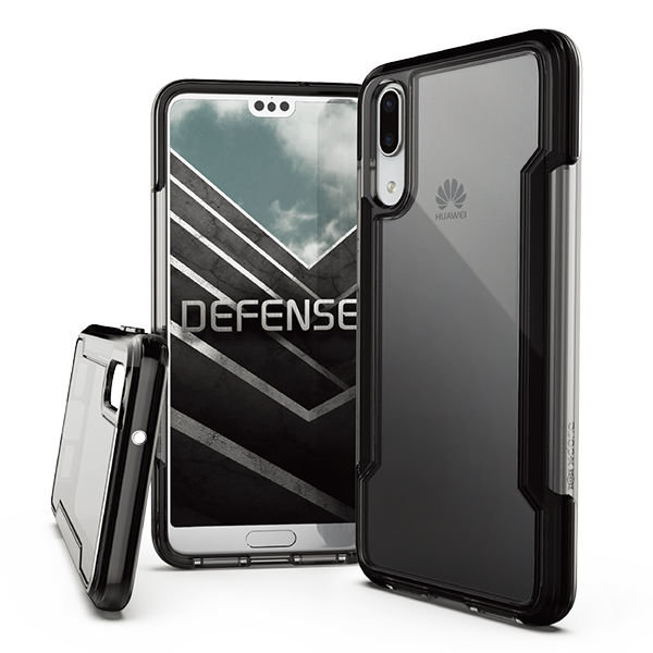 Противоударный чехол X-Doria Defense Clear для Huawei P20 Черный - Изображение 98747