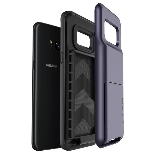 Чехол накладка VRS Design Damda Folder для Samsung Galaxy S8 Фиолетовый - Изображение 99122