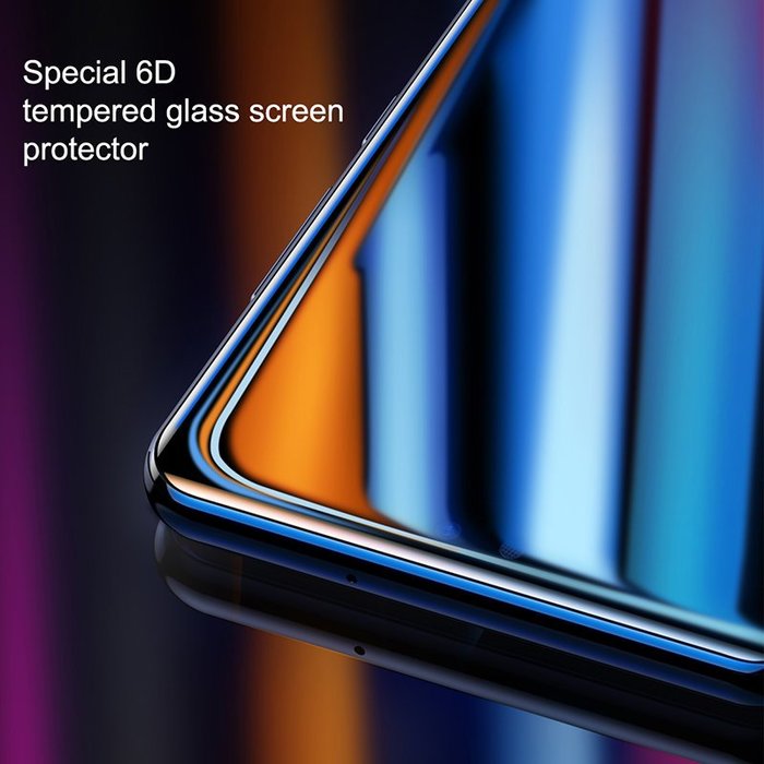 Защитное стекло Baseus 6D 0.3 мм для Huawei P20 Черное - Изображение 99146