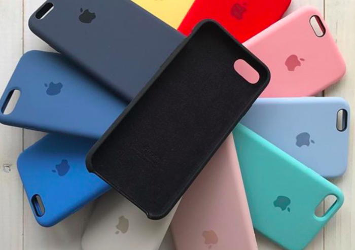 Силиконовый чехол накладка Apple Silicone Case для iPhone 8 Plus Синий - Изображение 100180