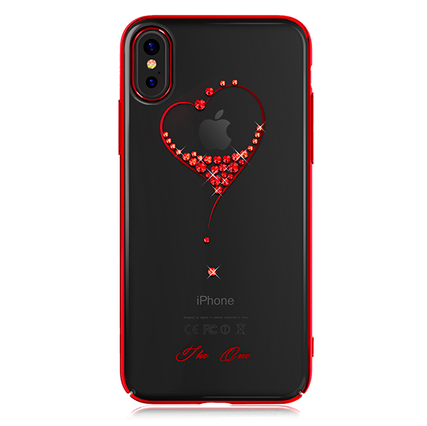 Чехол накладка Swarovski Kingxbar Wish Series для iPhone Xs Max Красный - Изображение 110291