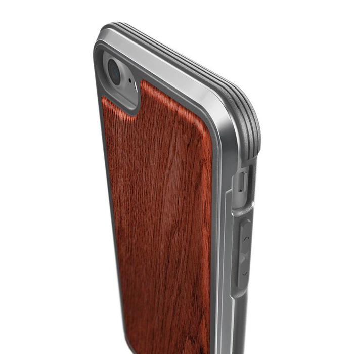 Противоударный чехол накладка X-Doria Defense Lux Rose Wood для iPhone 7 Plus Коричневый - Изображение 100801