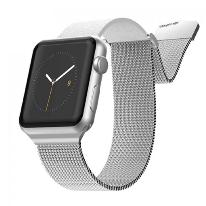 Ремешок X-Doria Hybrid Mesh для Apple Watch 3 / 2 / 1 (42мм) Серебро - Изображение 101527