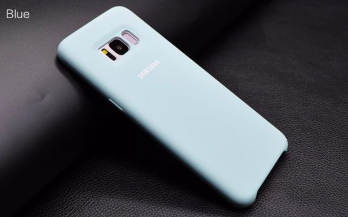 Силиконовый чехол накладка для Samsung Galaxy S8 Plus Голубой - Изображение 101816