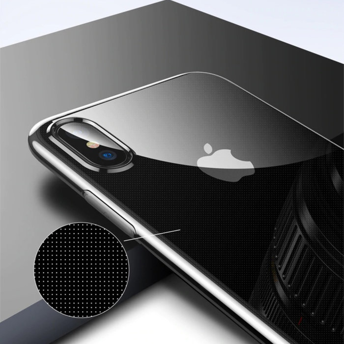 Силиконовый чехол накладка  Baseus Simplicity Series для iPhone Xr Прозрачный - Изображение 111307