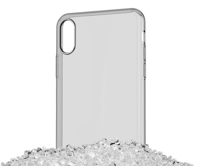 Силиконовый чехол накладка  Baseus Simplicity Series для iPhone Xr Серый - Изображение 111331