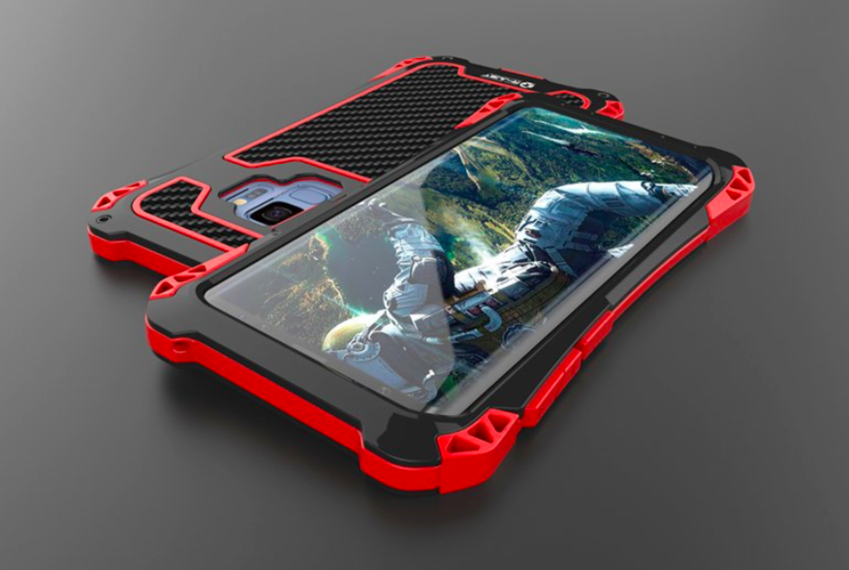 Противоударный чехол R-Just Amira для Samsung Galaxy S9 Plus Красный