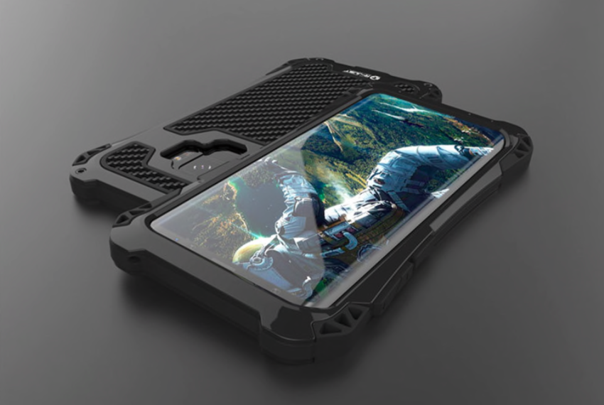 Противоударный чехол R-Just Amira для Samsung Galaxy S9 Plus Черный