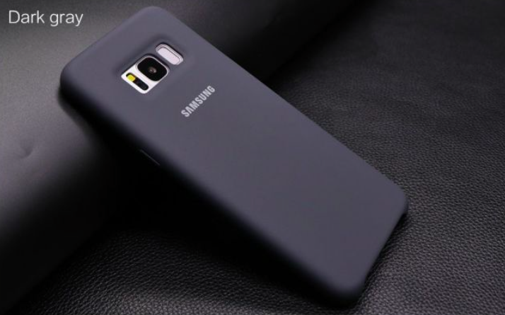 Силиконовый чехол накладка для Samsung Galaxy S8 Черный