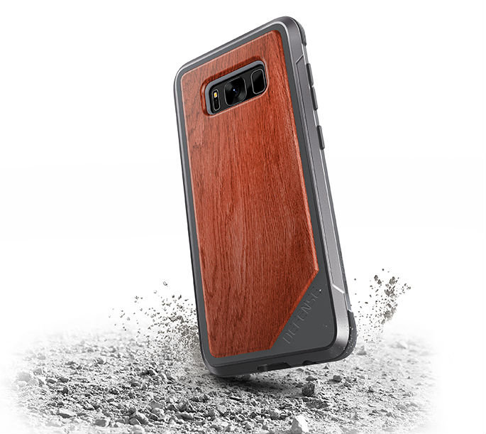 Противоударный чехол X-Doria Defense Lux Wood для Samsung Galaxy S8 Plus Коричневый - Изображение 102883