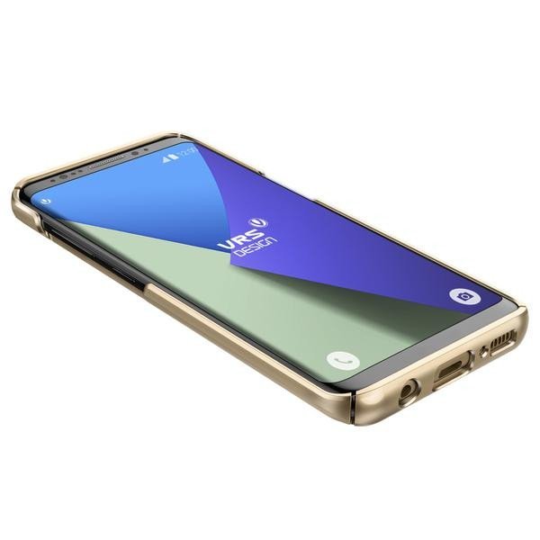 Кожаный чехол накладка VRS Design Simpli Mod для Samsung Galaxy S8 Plus Коричневый - Изображение 102907