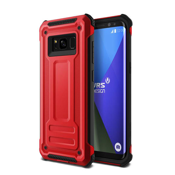 Противоударный чехол накладка VRS Design Terra Guard для Samsung Galaxy S8 Plus Красный - Изображение 102934