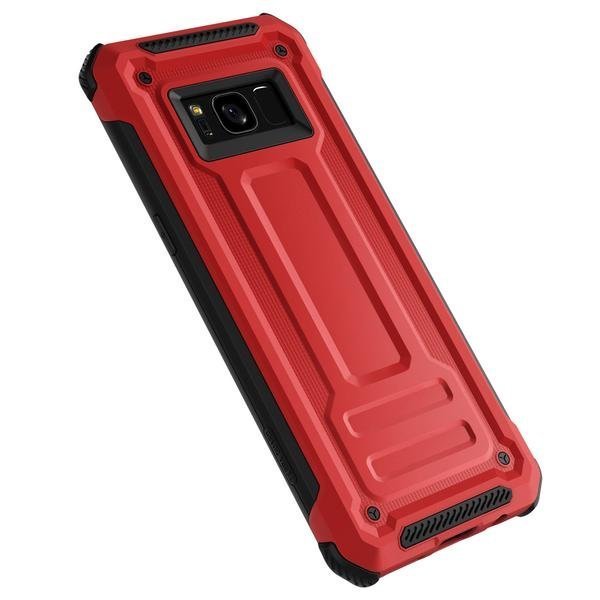 Противоударный чехол накладка VRS Design Terra Guard для Samsung Galaxy S8 Plus Красный - Изображение 102946