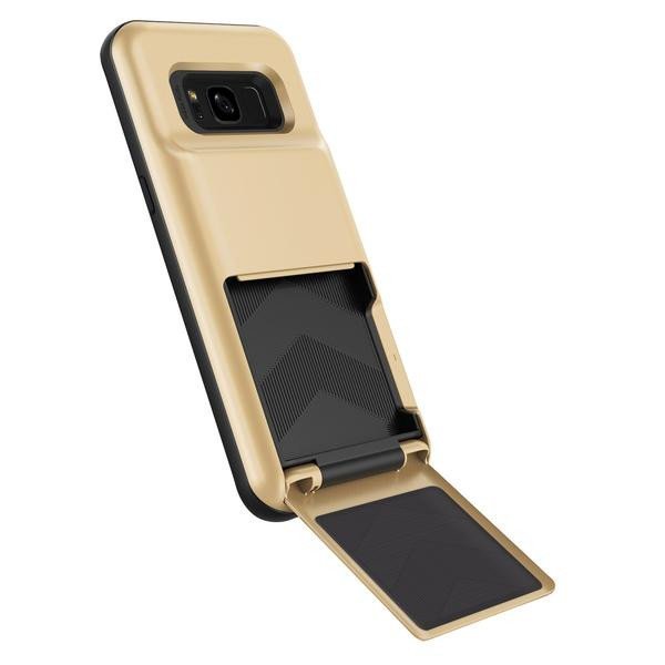 Чехол накладка VRS Design Damda Folder для Samsung Galaxy S8 Plus Золото - Изображение 103132