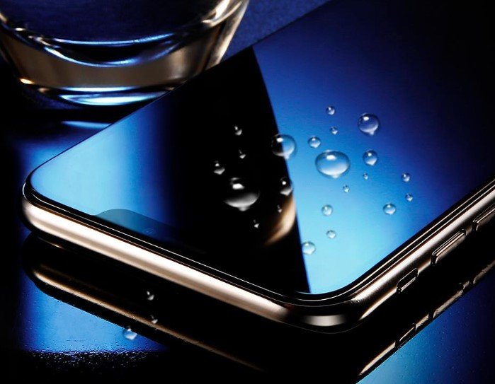 Защитное стекло Baseus 4D Arc Tempered Glass 0.3mm для iPhone Xs Черное - Изображение 105035