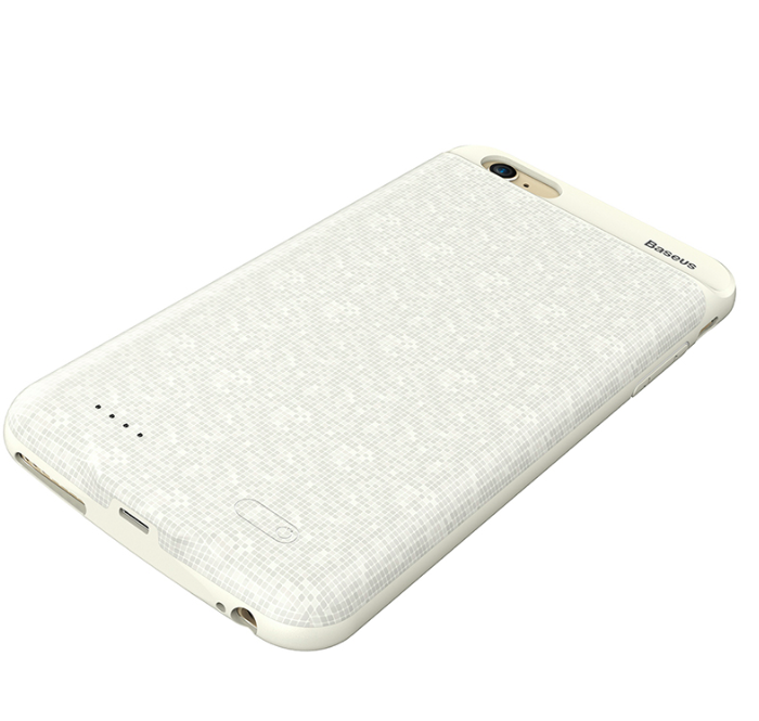 Внешний аккумулятор - Чехол Baseus Power Bank Case для iPhone 6S/6 Белый - Изображение 11055