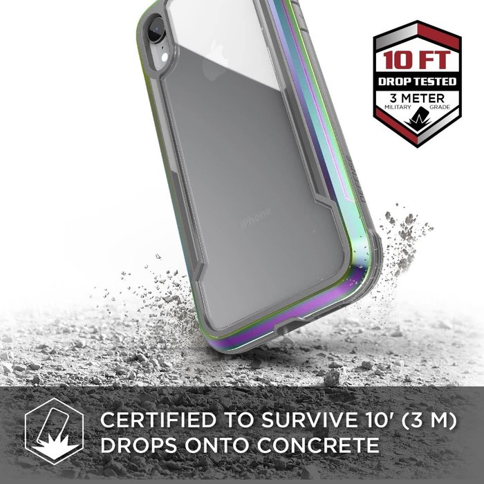 Противоударный чехол накладка X-Doria Defense Shield для iPhone Xr Хамелеон - Изображение 106581