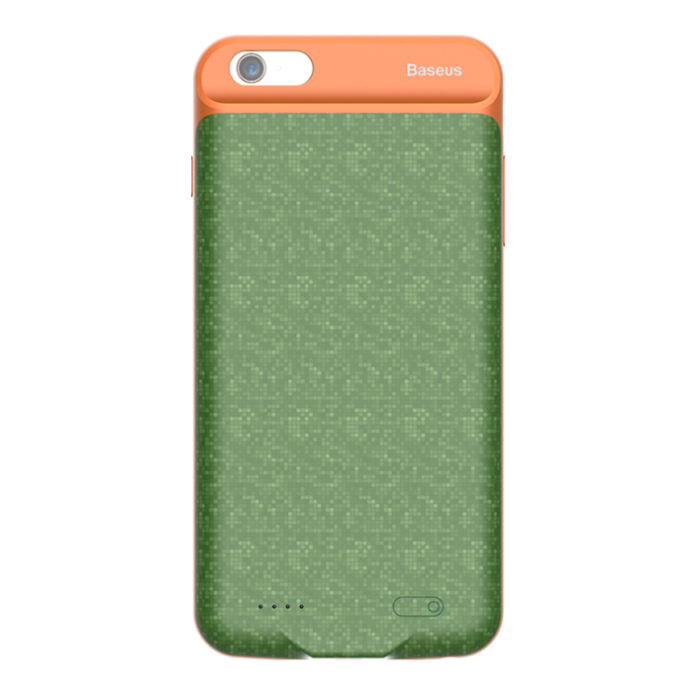 Внешний аккумулятор - Чехол Baseus Power Bank Case для iPhone 6S/6 Зеленый - Изображение 11067