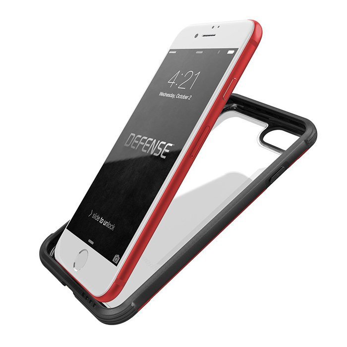 Противоударный чехол накладка X-Doria Defense Shield для iPhone 7 Красный - Изображение 107090