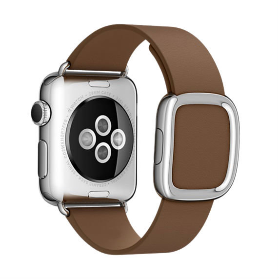 Ремешок кожаный Modern Buckle для Apple Watch (38mm) Коричневый - Изображение 113444