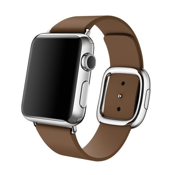 Ремешок кожаный Modern Buckle для Apple Watch (38mm) Коричневый - Изображение 113450