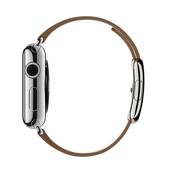 Ремешок кожаный Modern Buckle для Apple Watch (38mm) Коричневый - Изображение 113453