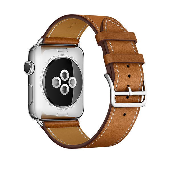 Кожаный ремешок HM Style Single Tour для Apple Watch (38мм) Коричневый - Изображение 114455