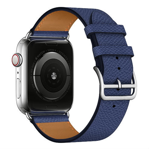 Кожаный ремешок HM Style Single Tour для Apple Watch (38мм) Синий - Изображение 114470
