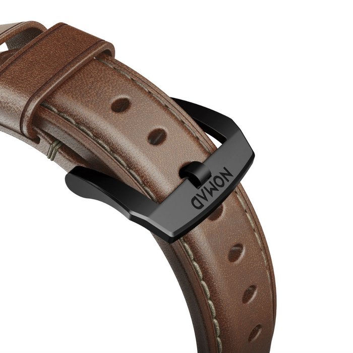 Кожаный ремешок Nomad Traditional для Apple Watch (44мм) Черная застежка - Изображение 114485
