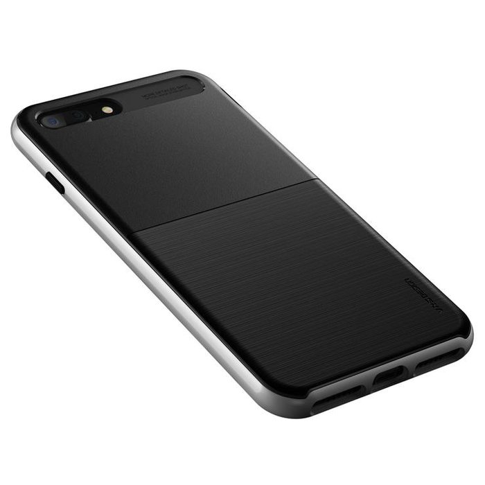 Противоударный чехол накладка VRS Design High Pro Shield для iPhone 8 Plus Черный-серебро - Изображение 114845