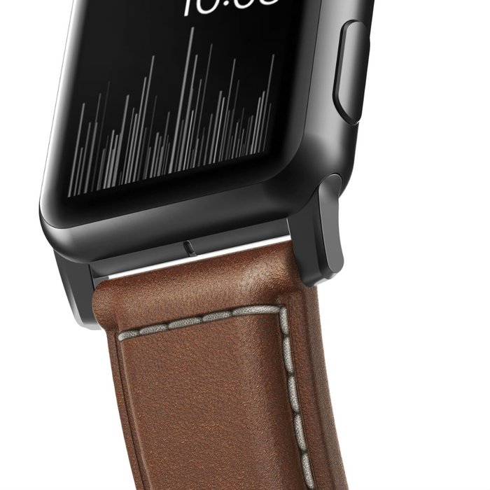 Ремешок кожаный Nomad Traditional для Apple Watch (38мм) Черная застежка - Изображение 115442