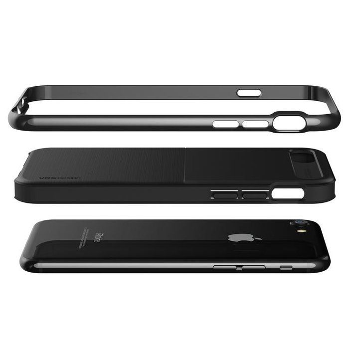 Противоударный чехол накладка VRS Design High Pro Shield для iPhone 8 Черный - Изображение 116042