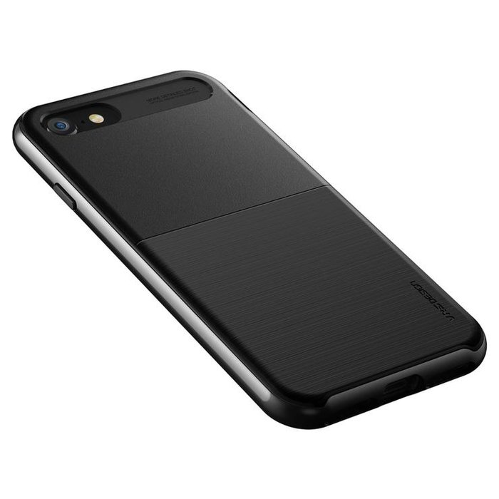 Противоударный чехол накладка VRS Design High Pro Shield для iPhone 8 Черный - Изображение 116048