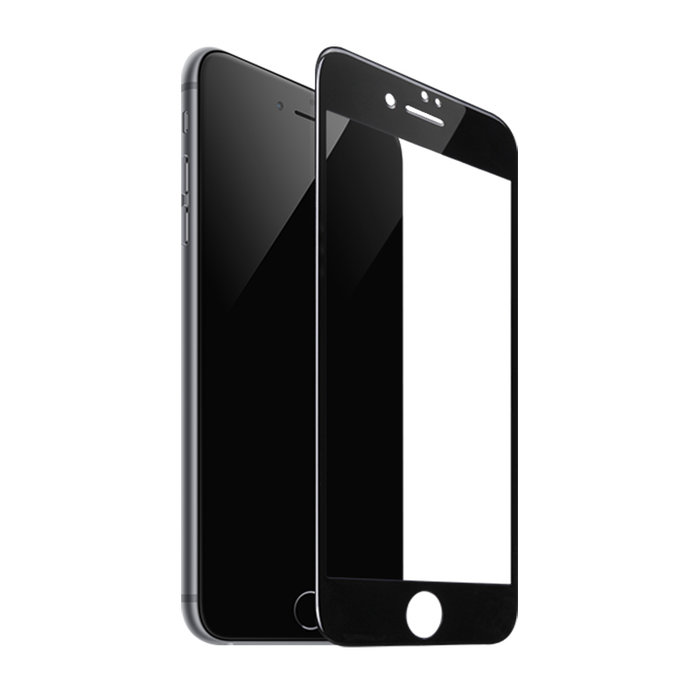 Защитное стекло Baseus Edge 0.3мм для iPhone 7 Plus Черное - Изображение 116232