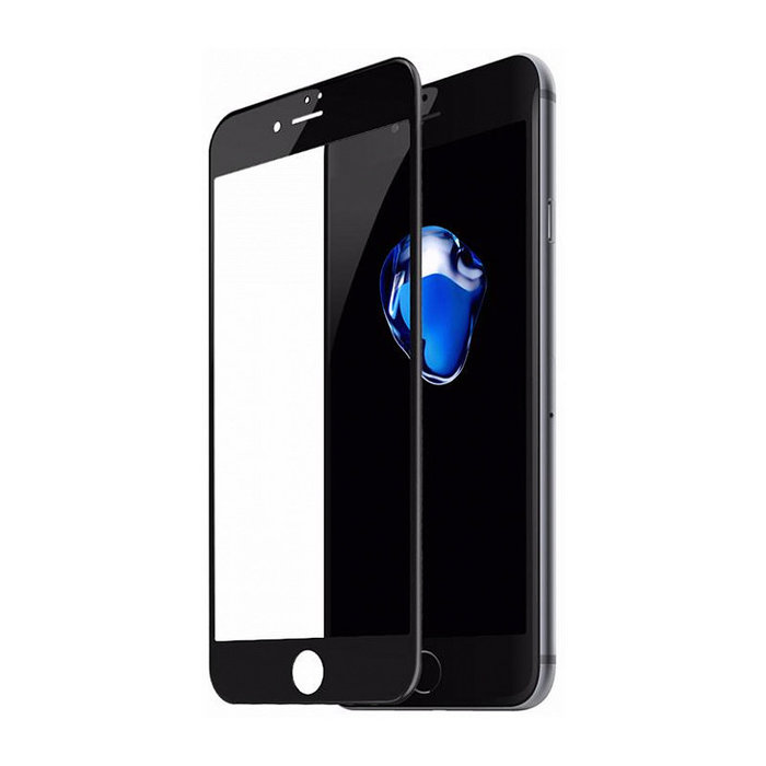 Защитное стекло Baseus Edge 0.3мм для iPhone 7 Plus Черное - Изображение 116235