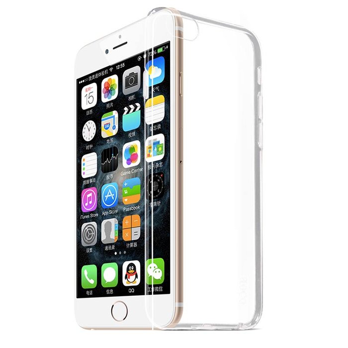Силиконовый чехол накладка Hoco для iPhone 6S Прозрачный - Изображение 116304