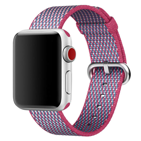 Ремешок нейлоновый Woven Nylon для Apple Watch (42мм) Розовый - Изображение 117175