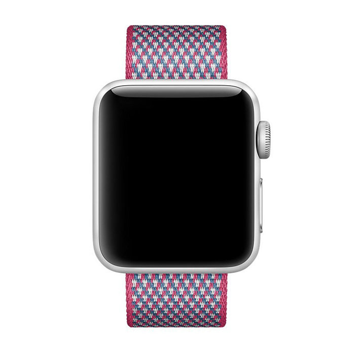 Ремешок нейлоновый Woven Nylon для Apple Watch (42мм) Розовый - Изображение 117178