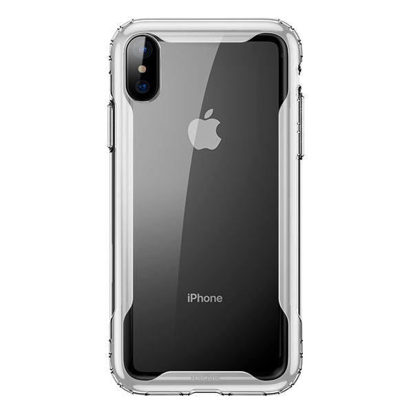 Силиконовый чехол накладка Baseus Armor Case для iPhone Xs Белый - Изображение 117341