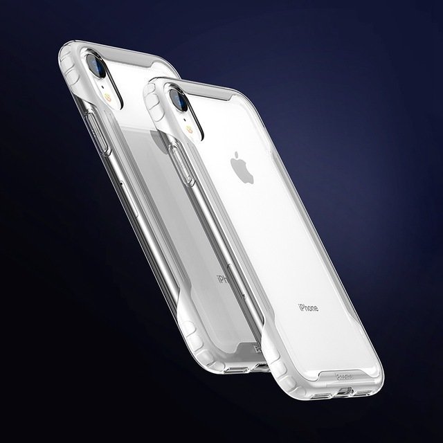 Силиконовый чехол накладка Baseus Armor Case для iPhone Xr Белый - Изображение 117480