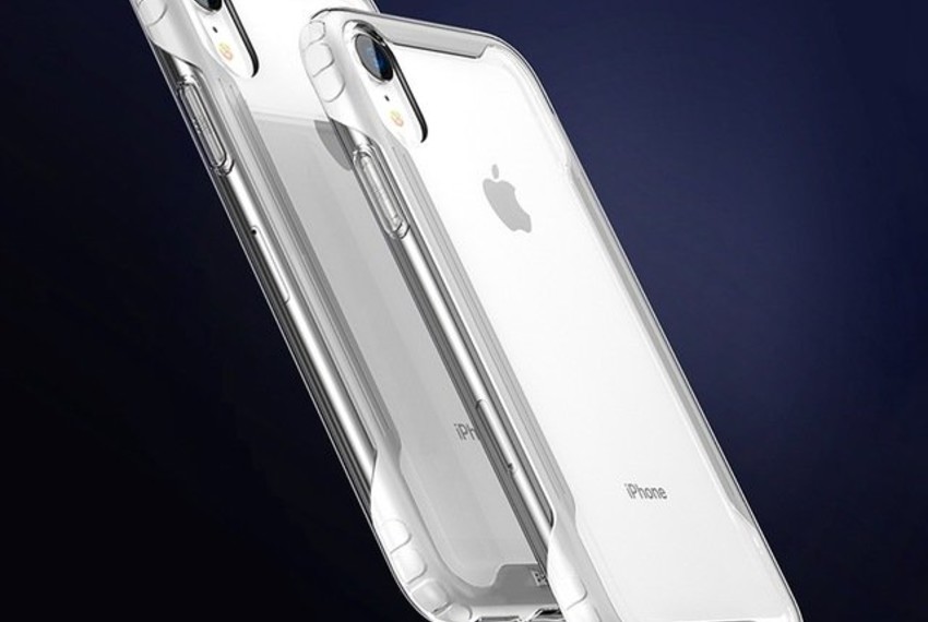 Силиконовый чехол накладка Baseus Armor Case для iPhone Xr Белый