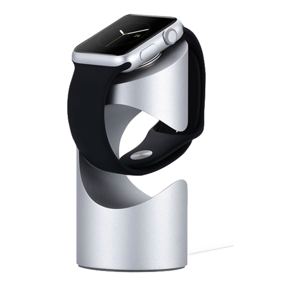 Подставка для Apple Watch Just Mobile TimeStand Серебро - Изображение 11175