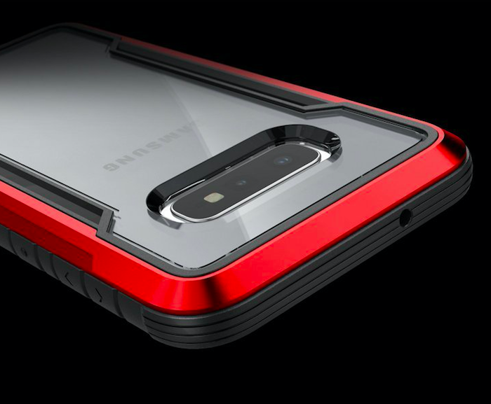 Противоударный чехол накладка X-Doria Defense Shield для Samsung Galaxy S10e Красный - Изображение 118889