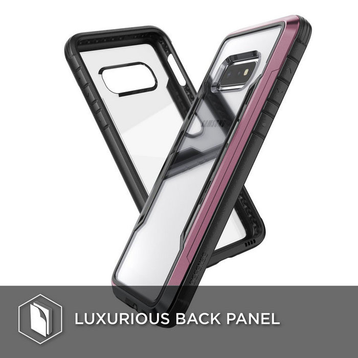 Противоударный чехол накладка X-Doria Defense Shield для Samsung Galaxy S10e Розовый - Изображение 118969